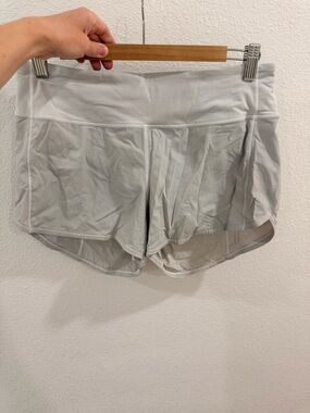 lululemon athletica Light Gray Athletic Shorts